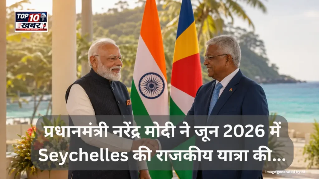 प्रधानमंत्री नरेंद्र मोदी ने जून 2026 में Seychelles की राजकीय यात्रा की...