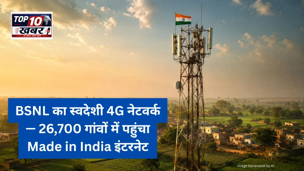 BSNL का स्वदेशी 4G नेटवर्क